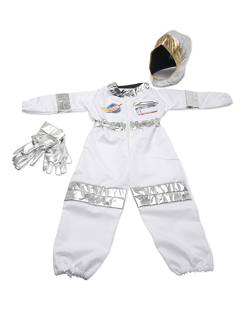 Melissa \u0026 Doug Costume da astronauta - Con guanti spaziali ed elmetto!  unisex (bambini)